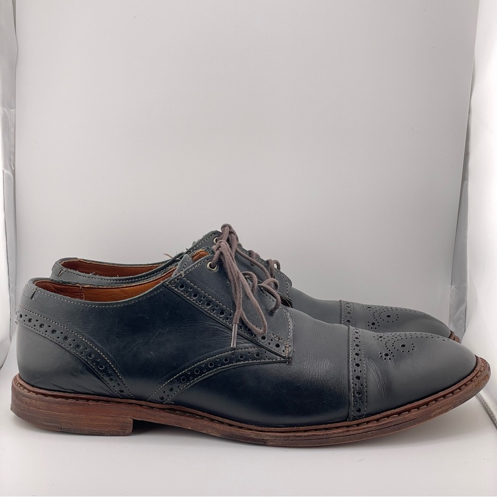 Allen Edmonds Bainbridge Mens Black Leather Oxfords Size 11 - Picture 6 of 12